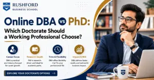 Online DBA vs PhD